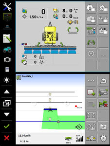 spraying control system