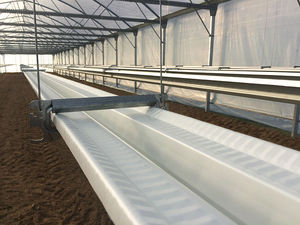 galvanized steel irrigation gutter