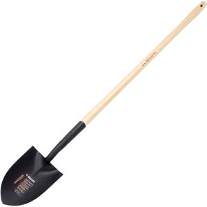 shovel with wooden handle