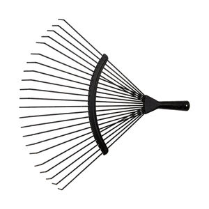 hand rake with wooden handle