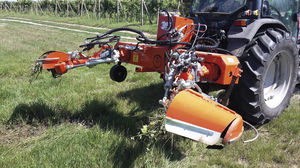 rotary vineyard tiller