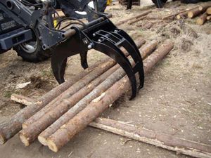 agricultural log grapple