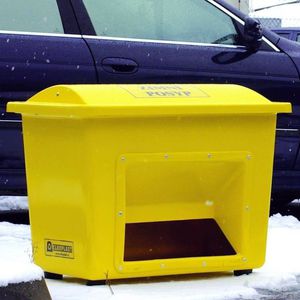 mineral material storage bin