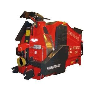 mounted straw blower