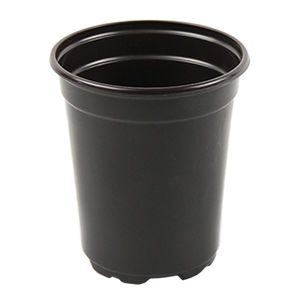 plastic pot / round / black / reusable