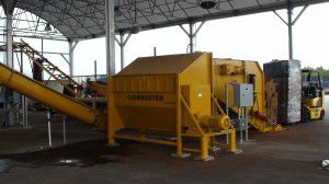 stationary soil mixing machine