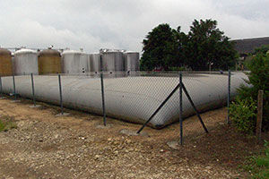water tank / flexible / plastic / irrigation