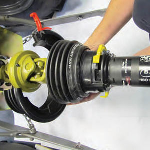 wide-angle PTO shaft cover