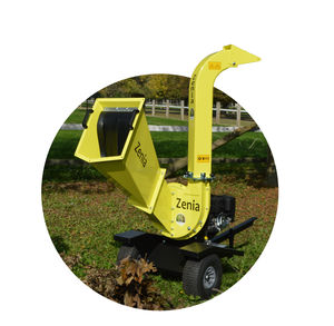 towed wood chipper / mounted / portable / gasoline engine