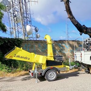 towed wood chipper