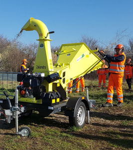 towed wood chipper