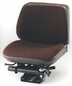 seat with mechanical suspension
