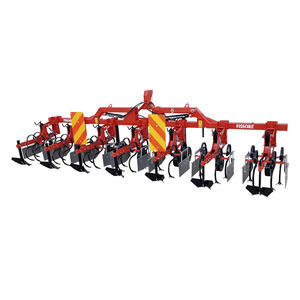 tractor-mounted row crop cultivator