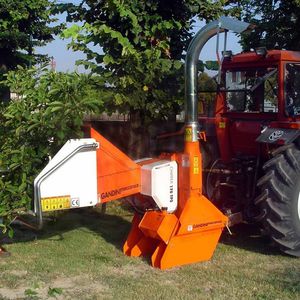 mounted wood chipper