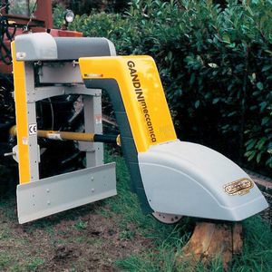 tractor-mounted stump grinder