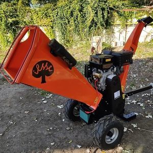 towed wood chipper