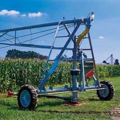 mobile irrigation pivot / wheel-mounted