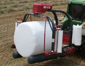 individual bale wrapper