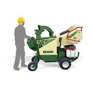 self-propelled wood chipper