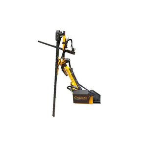 vineyard pruning machine / tractor-mounted / sickle bar / hydraulic