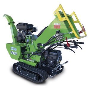 self-propelled wood chipper