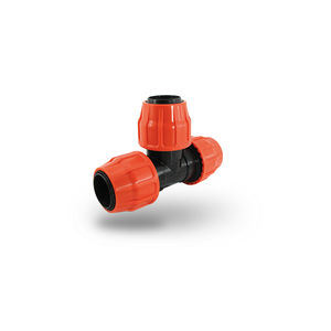 T-shaped compression irrigation fitting