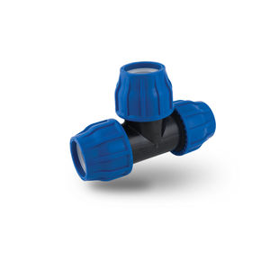 T-shaped compression irrigation fitting
