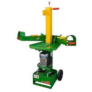 electric wood splitter / wheeled / vertical