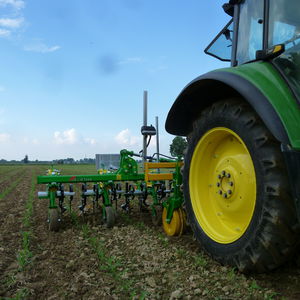 mounted row crop cultivator