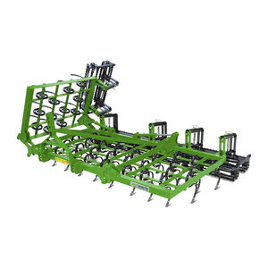 mounted field cultivator / with roller / Danish / folding
