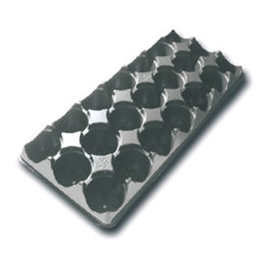 plastic plug tray / recyclable / rectangular