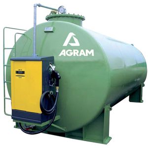 diesel fuel tank / horizontal / steel / storage