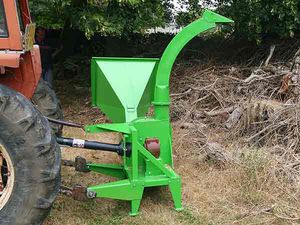 stationary wood shredder