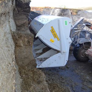 silage unloading shovel bucket