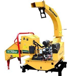 mounted wood chipper