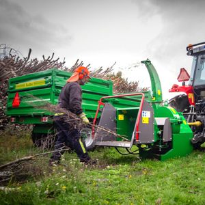 mounted wood chipper