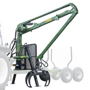 trailer-mounted forestry crane 1