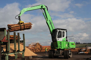 knuckle boom log loader