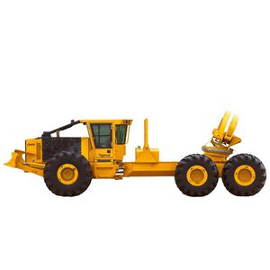 forestry skidder with grab / self-propelled / with grab