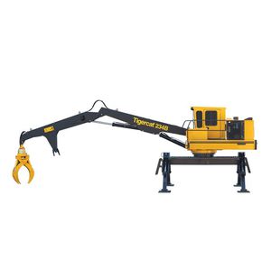 trailer-mounted log loader / knuckle boom