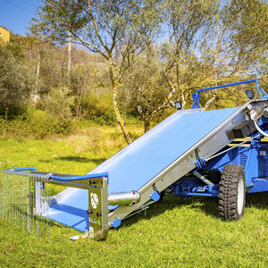 electrically-powered harvester machine