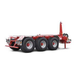 hook lift trailer / 3-axle / agricultural / tipping