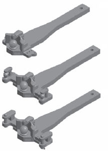 hitch arm with holes