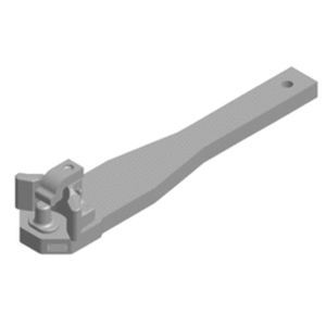 hitch arm with holes