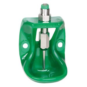 swine drinker / bowl / plastic / single access