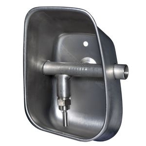swine drinker / bowl / trough / stainless steel
