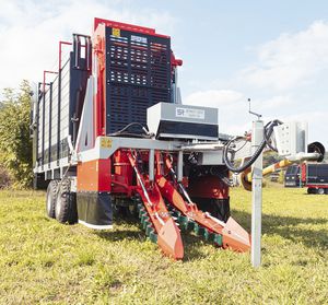 herb harvester machine