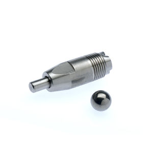 pig nipple drinker / stainless steel / with ball valve