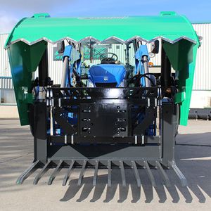 silage unloading shovel bucket
