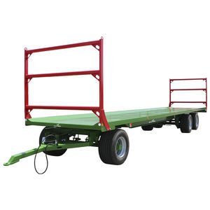 Forage trailer - PALEAS SP - coutand - flatbed / semi-mounted / tandem axle